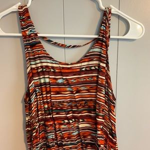 Colorful patterned tank top